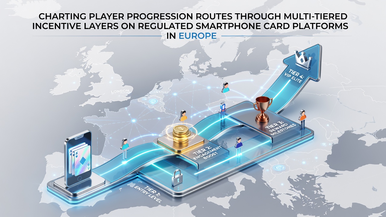 Visualisierung mehrstufiger Anreizstrukturen auf europäischen Smartphone-Kartenplattformen mit Fortschrittswegen von Einsteigern bis zu VIP-Stufen