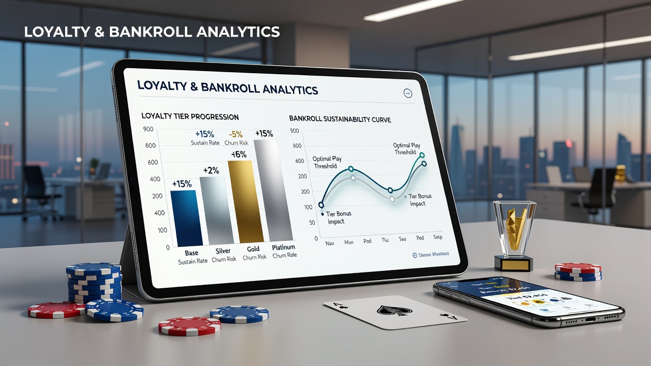 Darstellung von Loyalitätsstufen und Bankroll-Management auf mobilen Poker-Plattformen