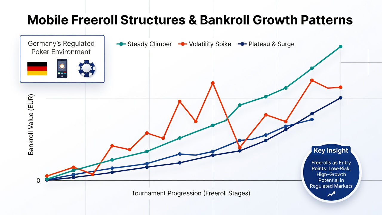 Bankroll-Wachstumsmuster durch Freerolls in mobilen Poker-Apps