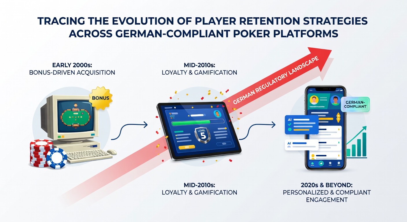 Historische Übersicht der Spielerbindungsmaßnahmen auf lizenzierten deutschen Poker-Plattformen
